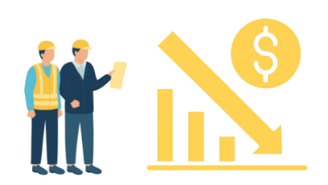 コスト削減のイメージイラスト